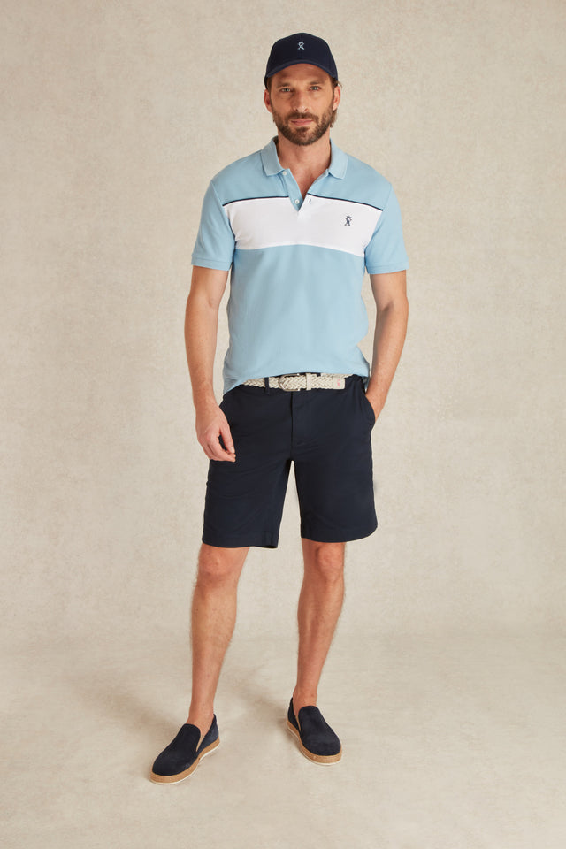 Polo à Motif Color Block - Image principale