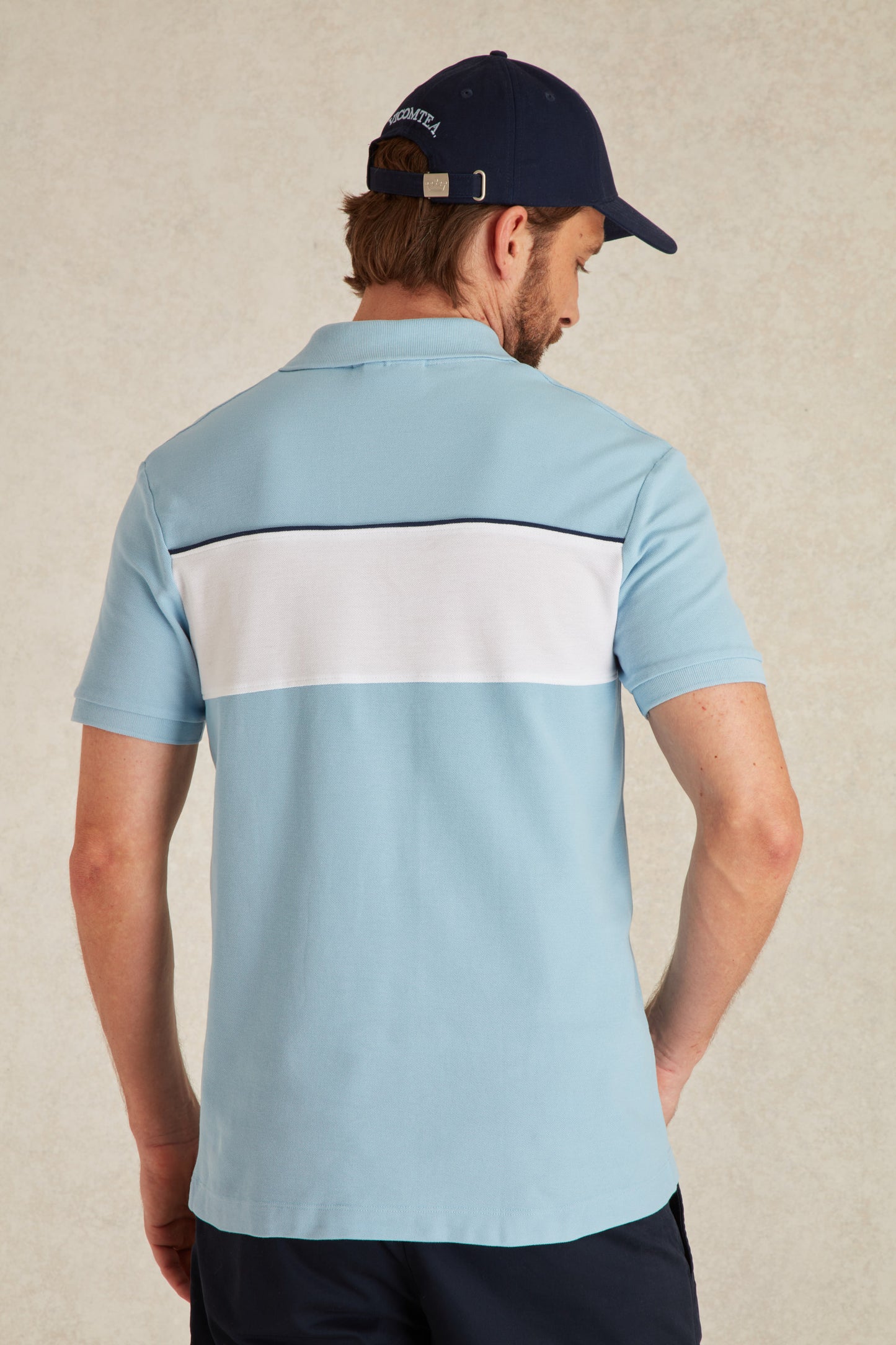 Polo à Motif Color Block