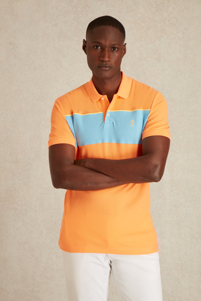 Polo à Motif Color Block - Image principale