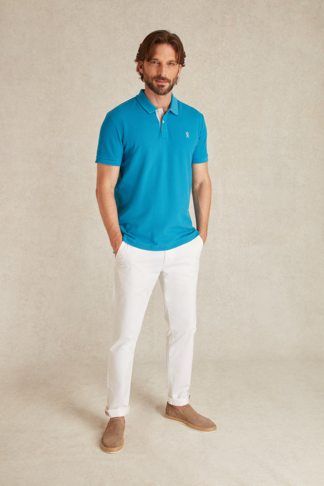 Polo à Détails Bicolore - Image principale