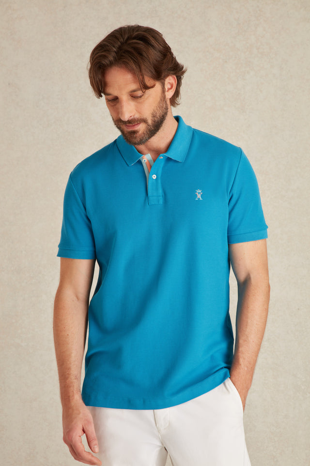 Polo à Détails Bicolore - Image principale