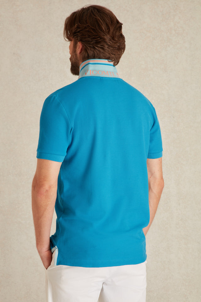 Polo à Détails Bicolore - Image principale