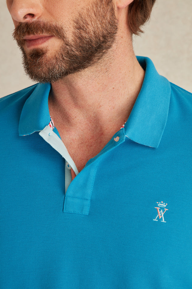 Polo à Détails Bicolore - Image principale