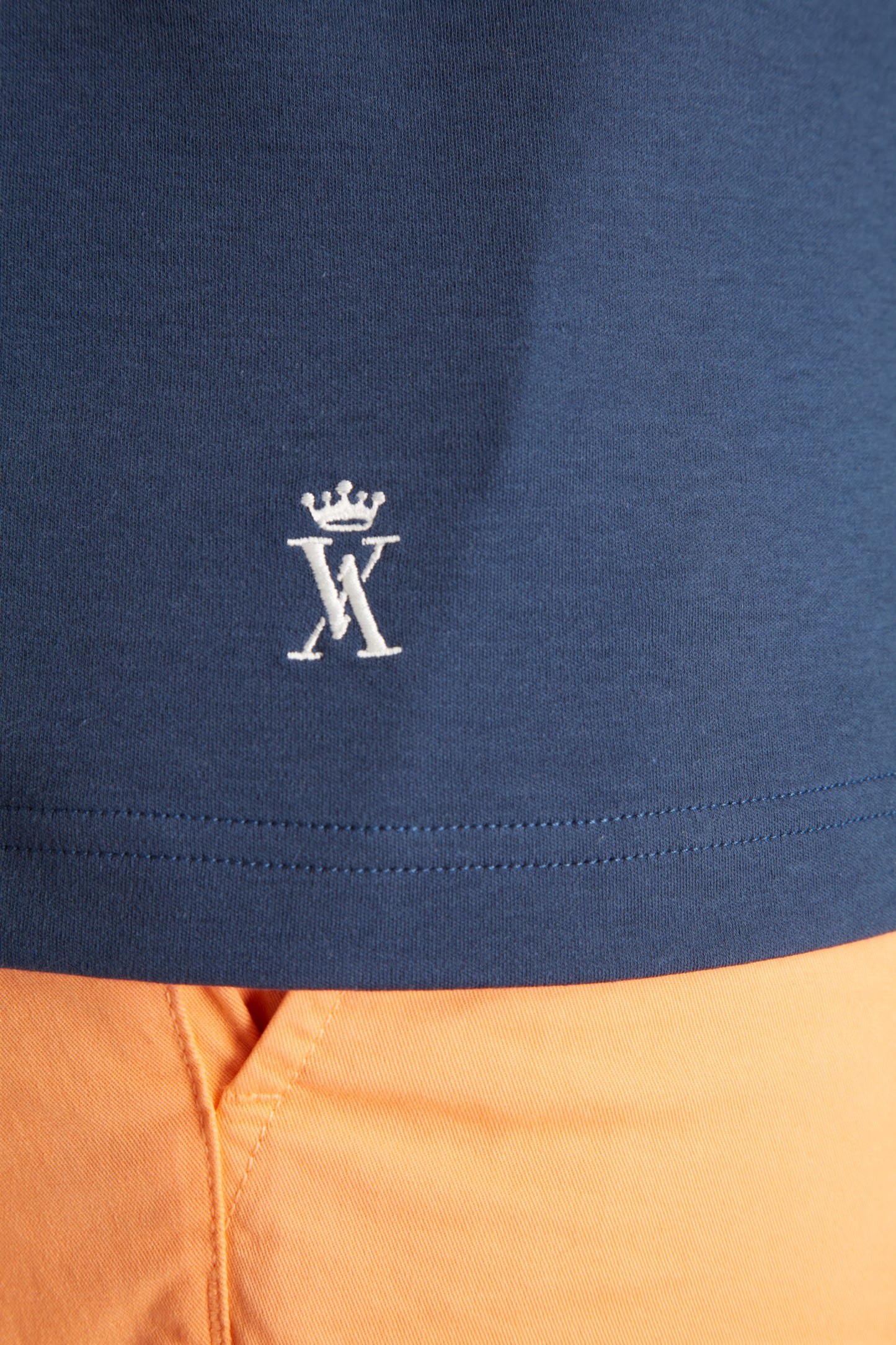 T-shirt à Détails Col