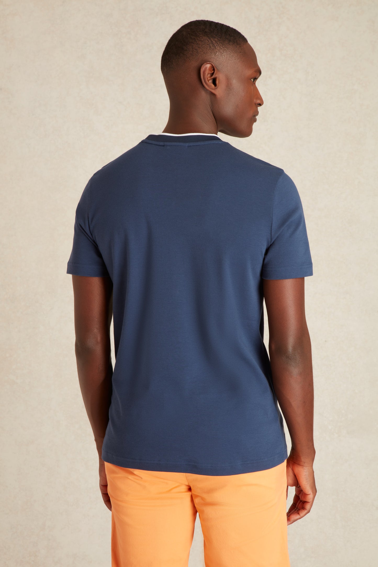 T-shirt à Détails Col