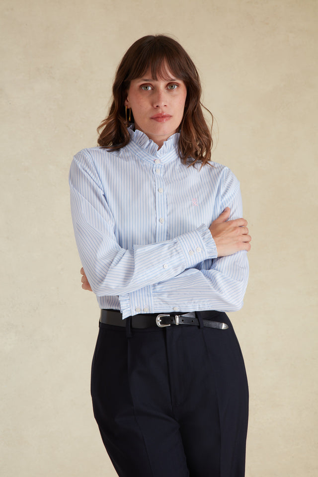 Chemise Rayée à Volants - Image principale