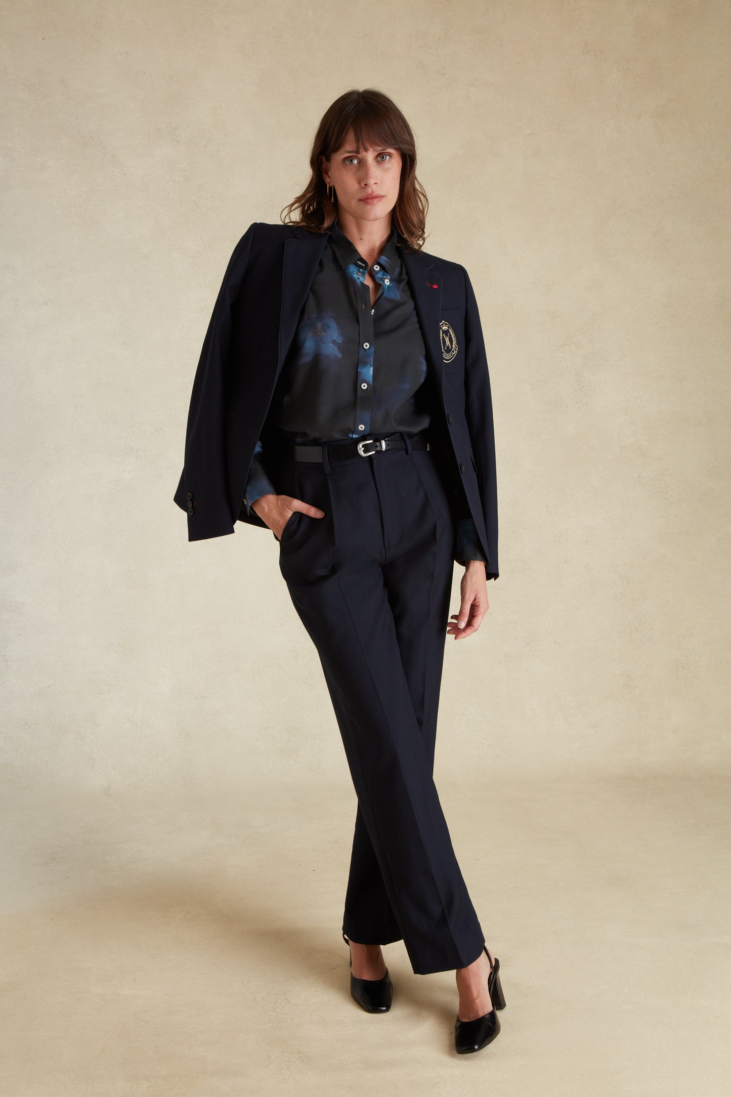 Blouse à Imprimé Fleuri
