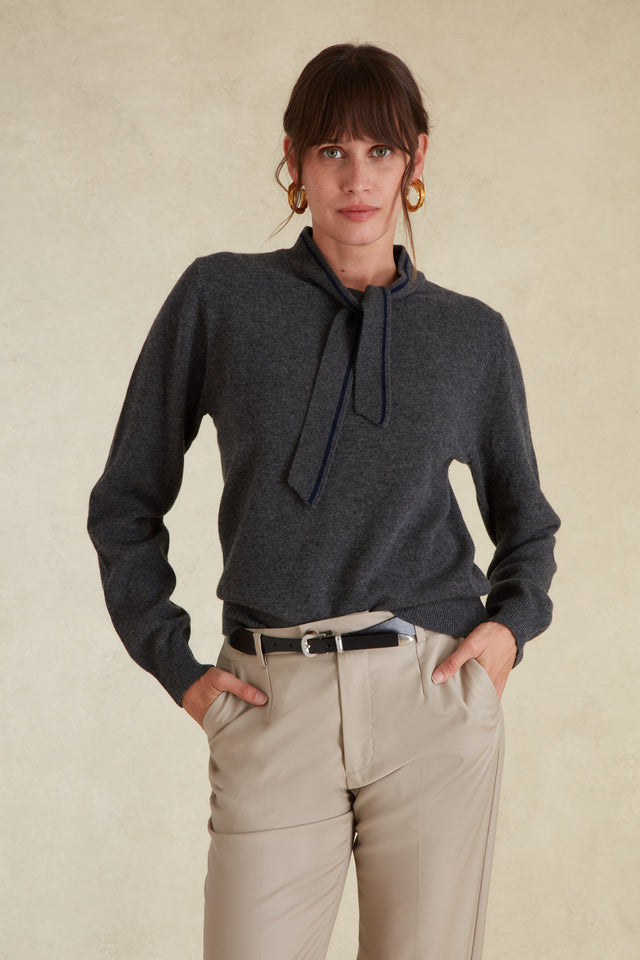 Pull Col Cravate - Image principale