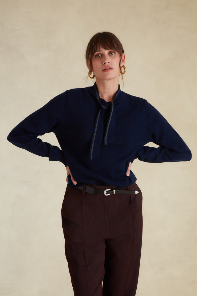 Pull Col Cravate - Image principale