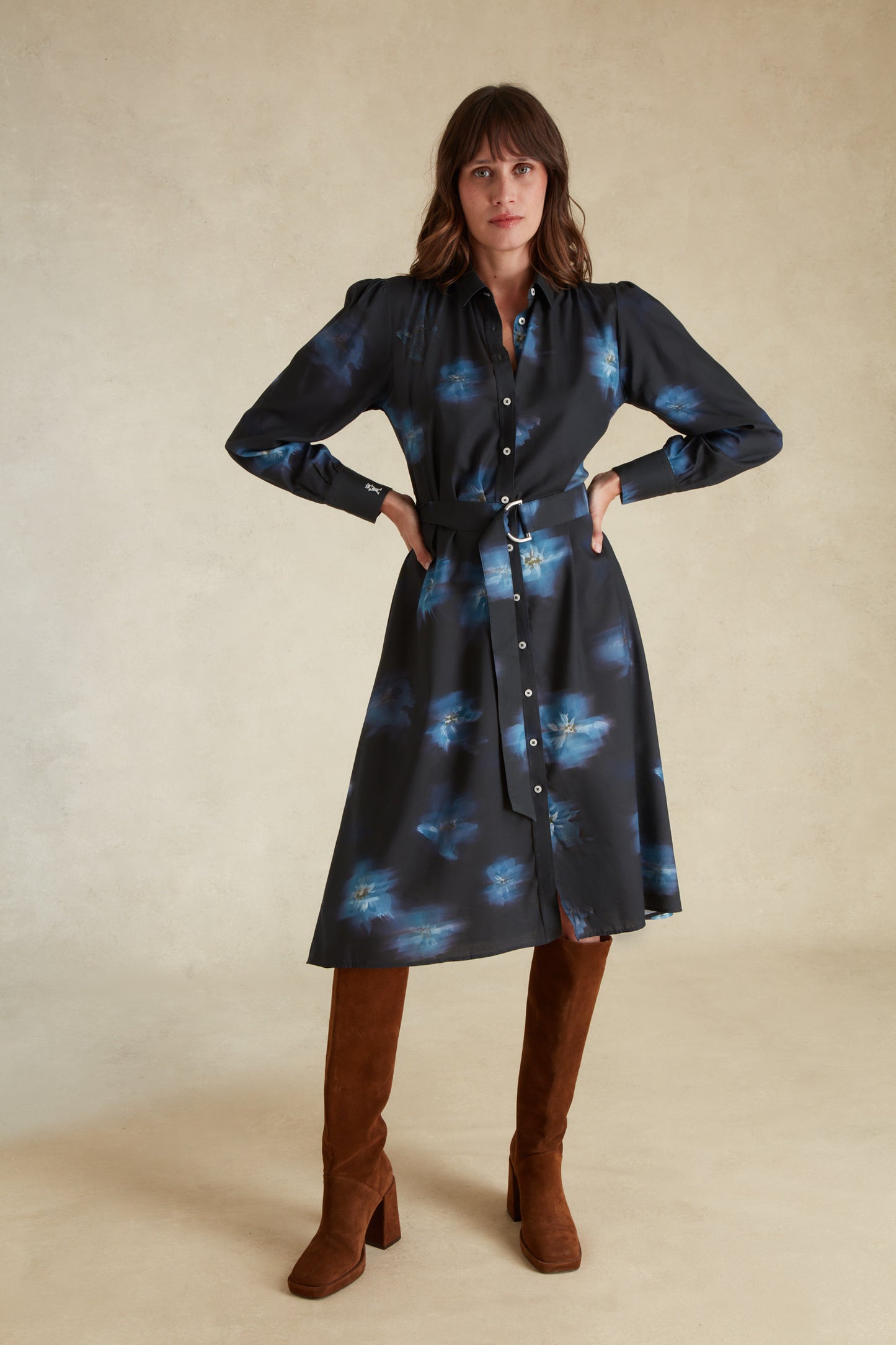 Robe à Imprimé Fleuri