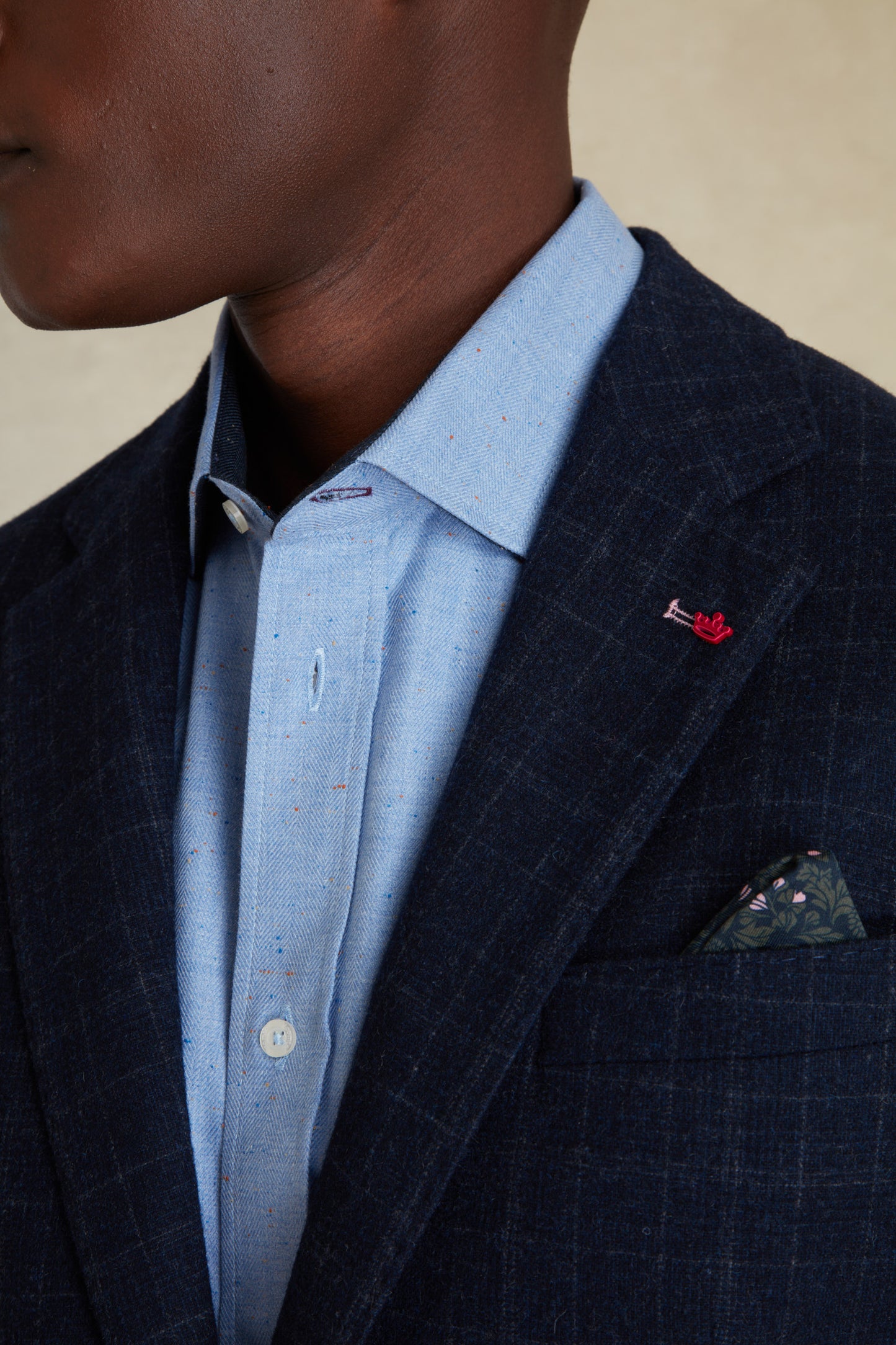 Blazer à Motifs Carreaux