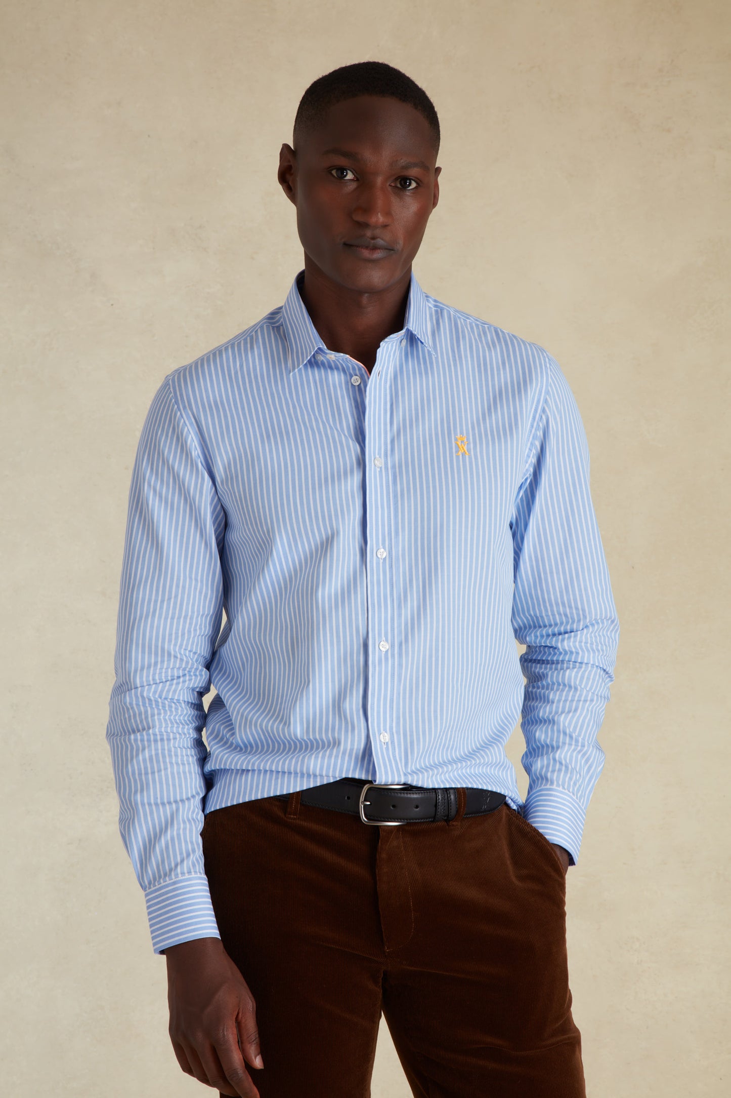 Chemise Slim à Rayures fines