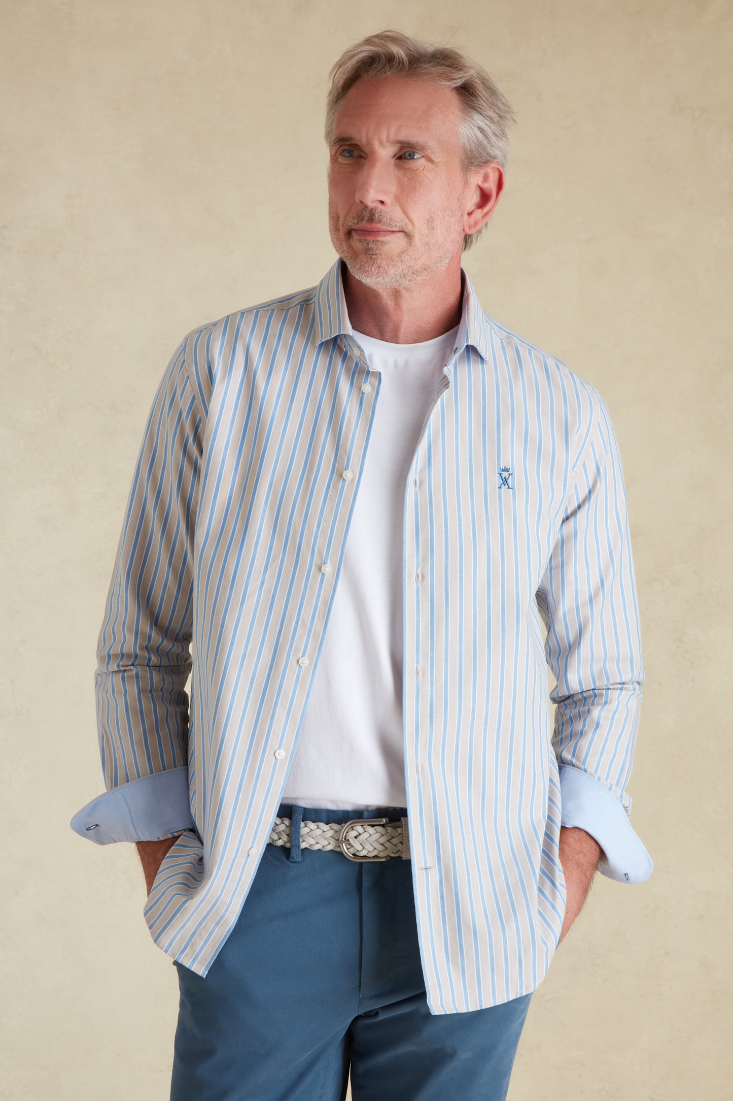 Chemise Regular à Rayures