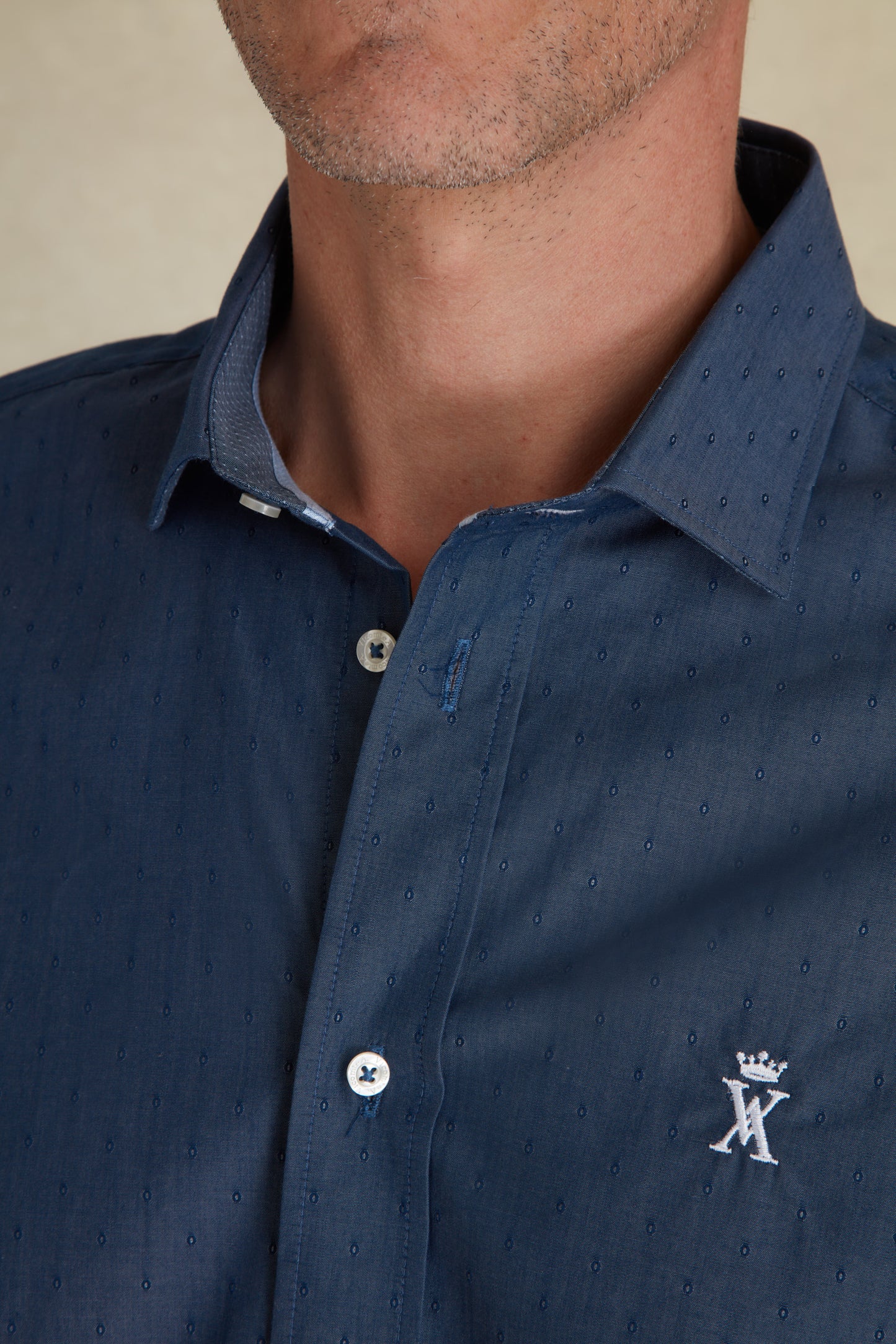 Chemise Regular en Jacquard