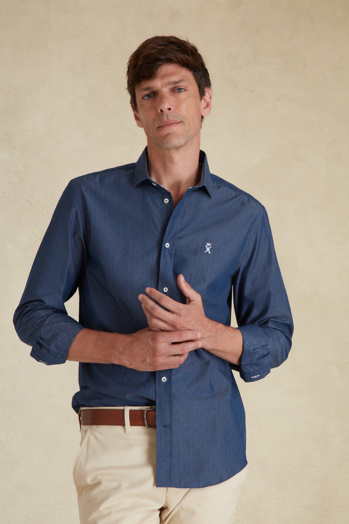 Chemise Regular en Jacquard