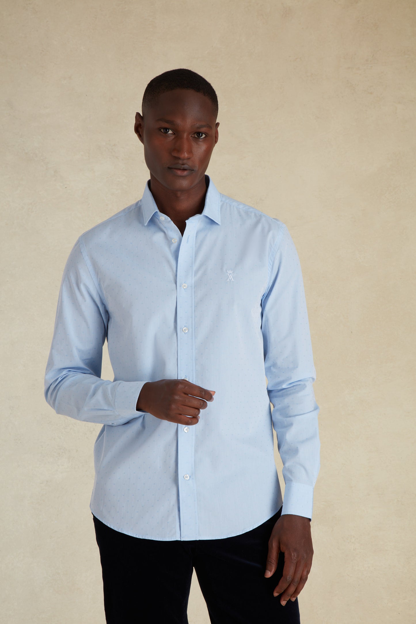 Chemise Regular en Jacquard