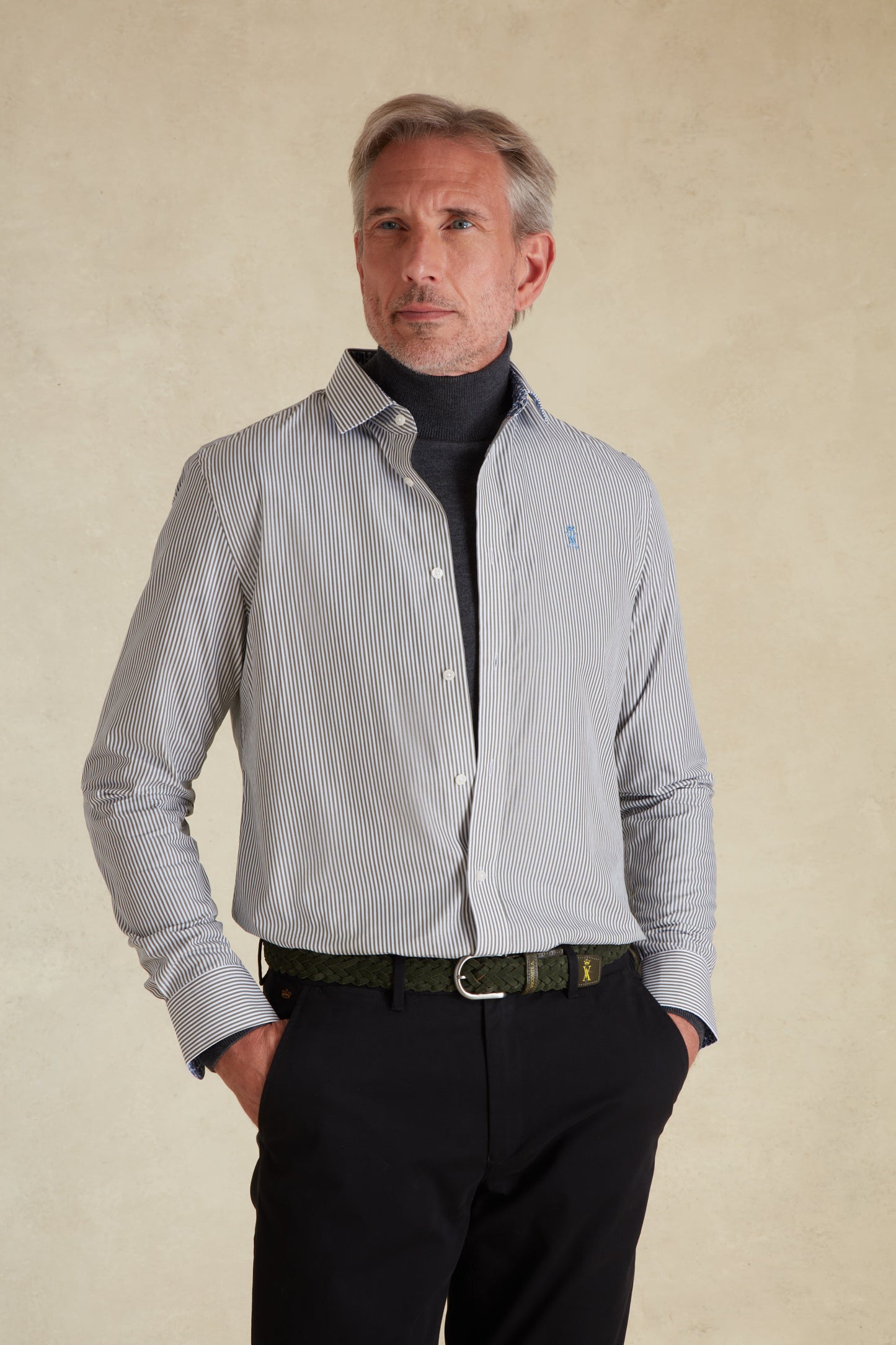 Chemise Regular à Rayures