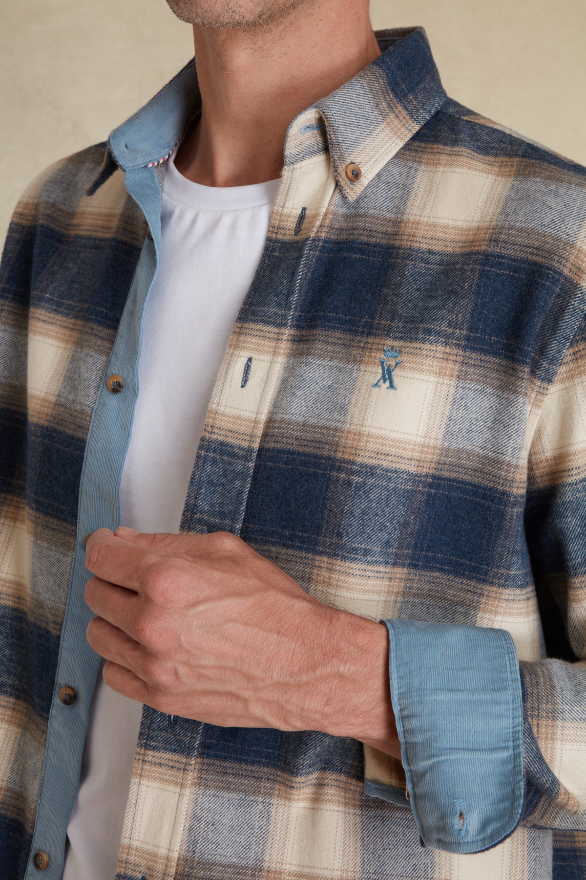 Chemise Regular en Flanelle