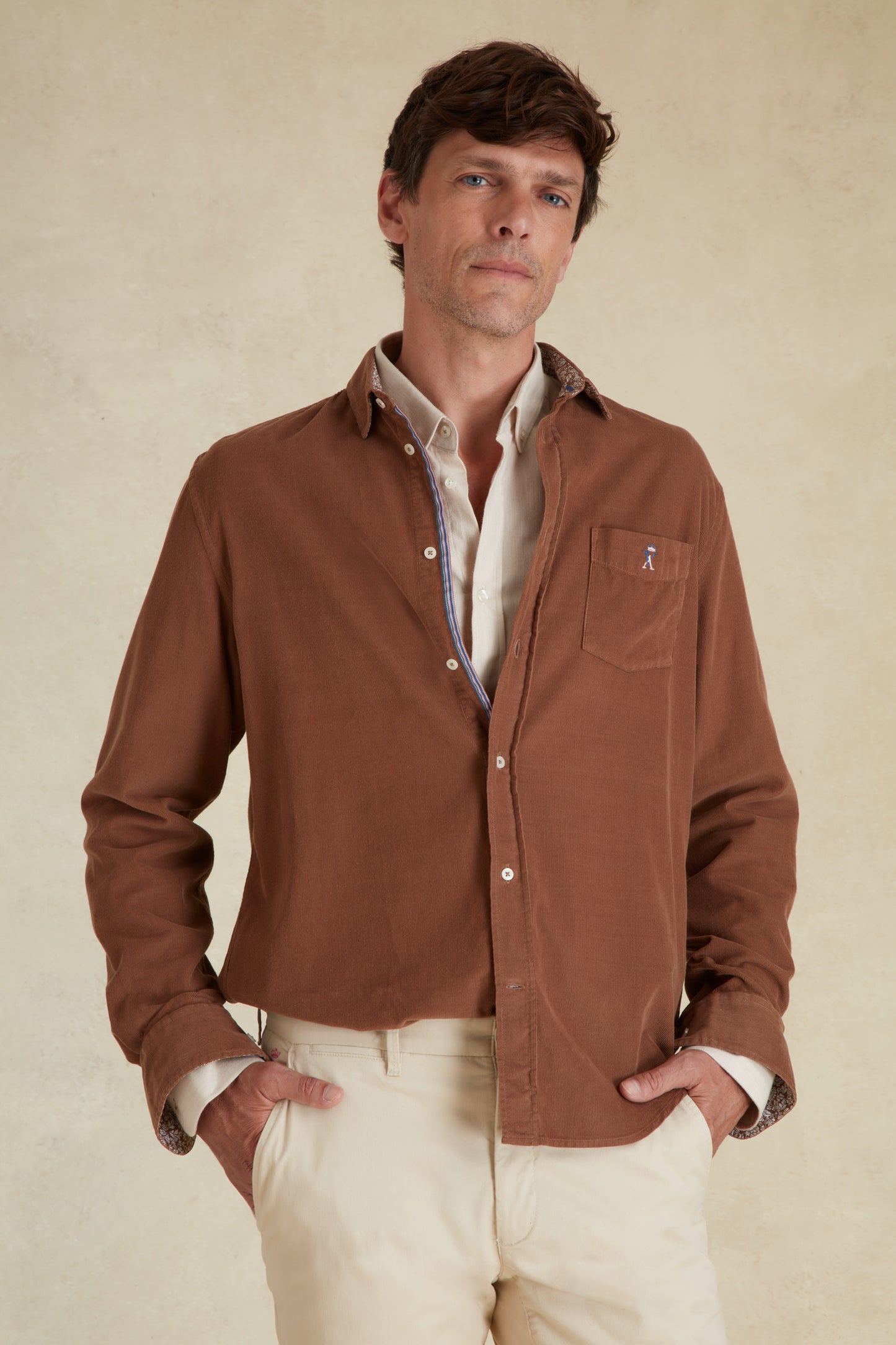 Chemise en Velours Côtelé