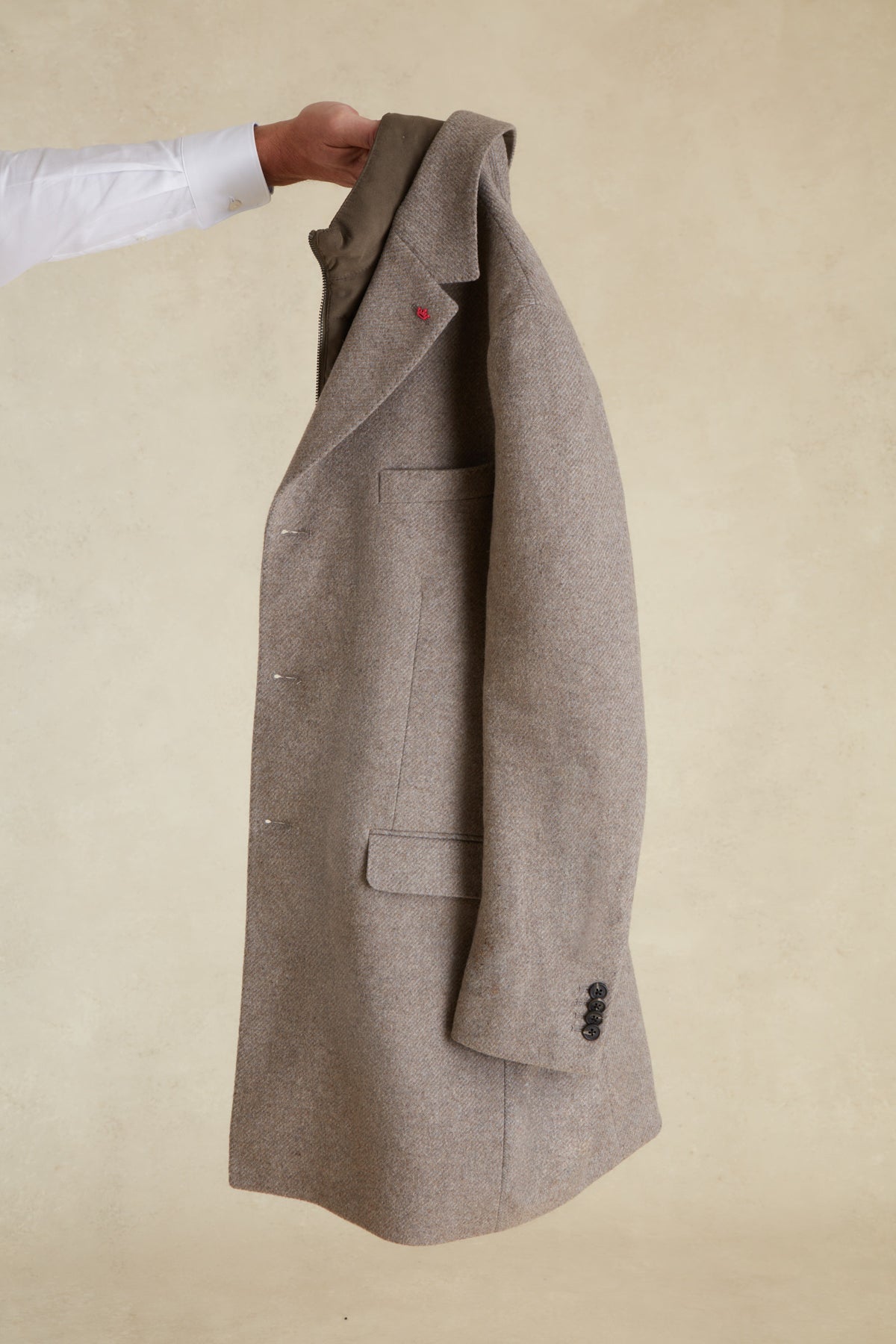 Manteau avec Parmenture Amovible