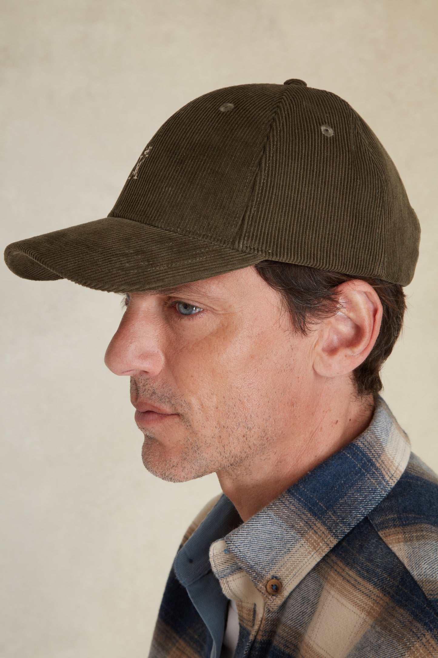 Casquette en Velours Côtelé