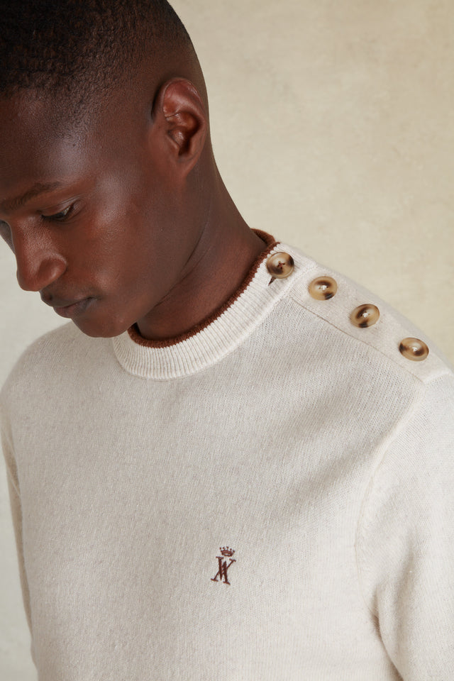 Pull à Epaule Boutonnée - Image principale