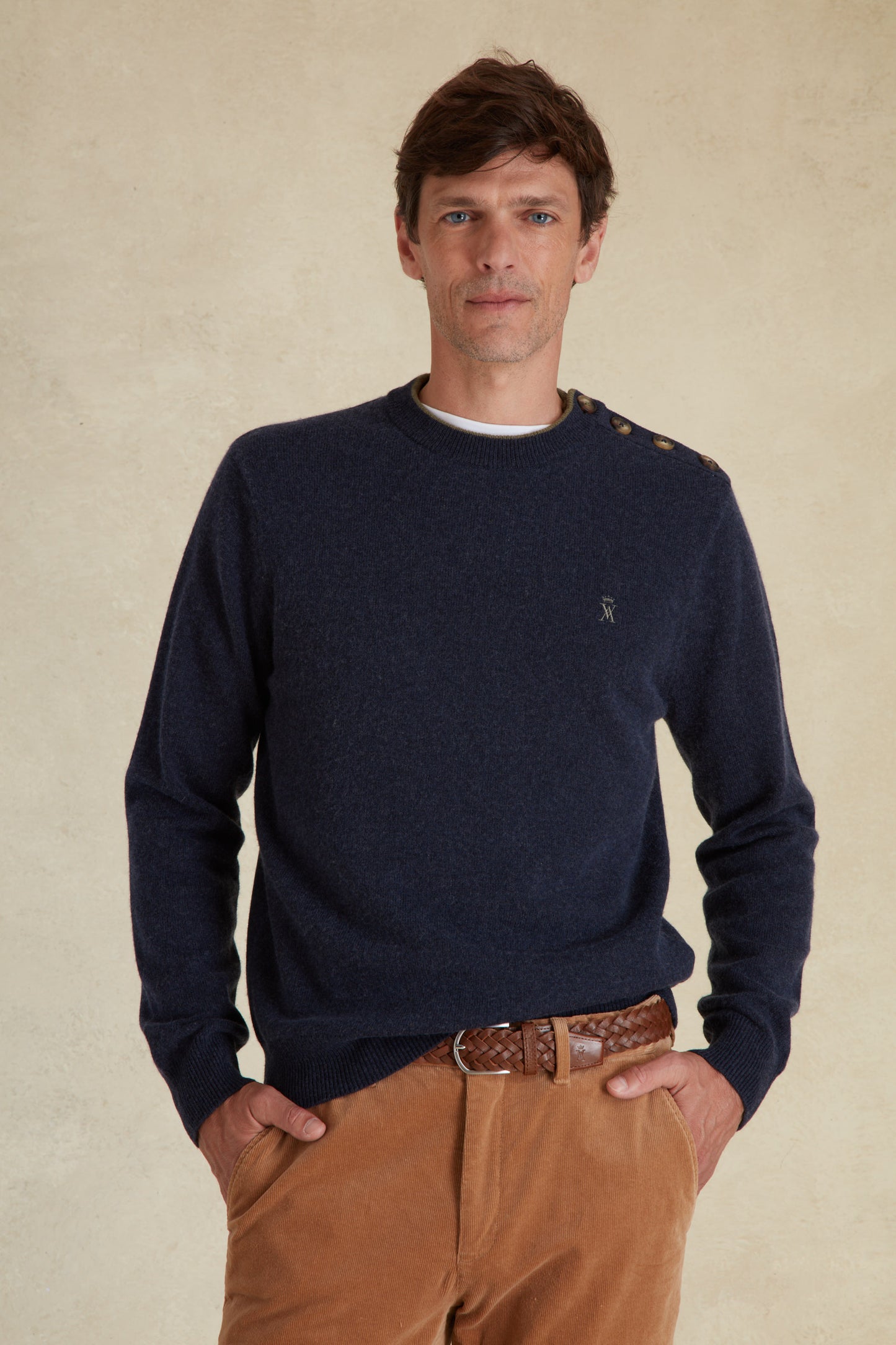Pull à Epaule Boutonnée