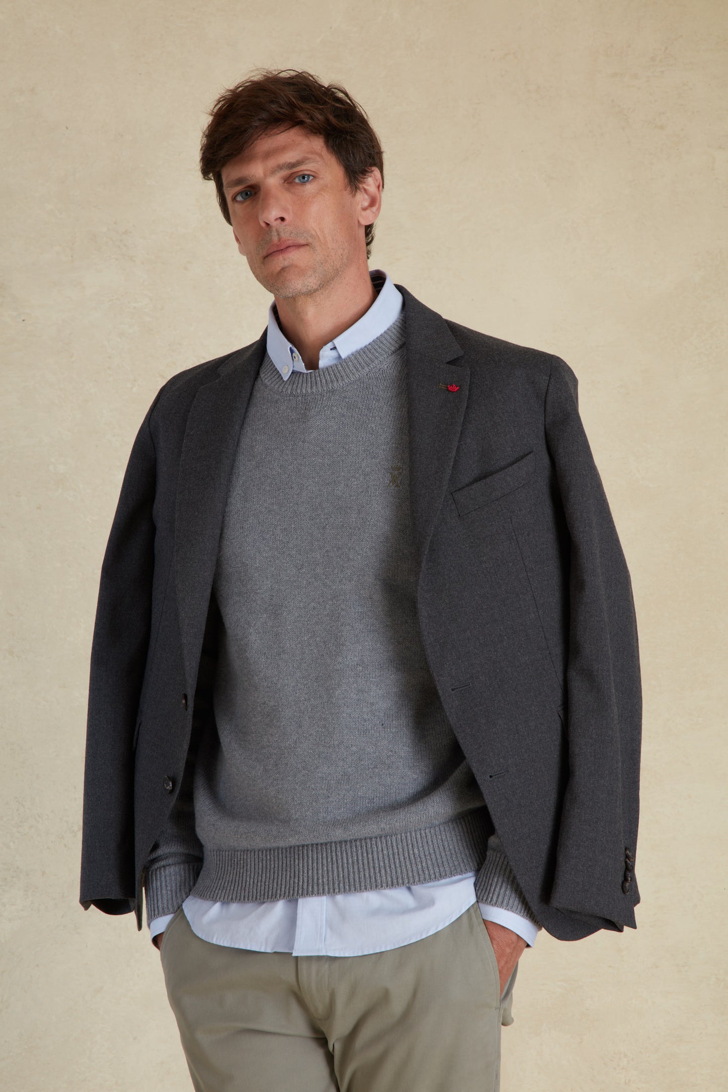 Pull Classique Col Rond