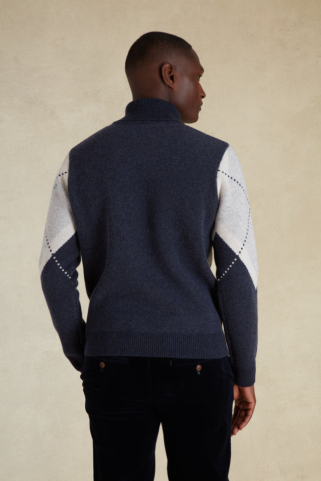 Pull Jacquard Col Roulé - Image principale