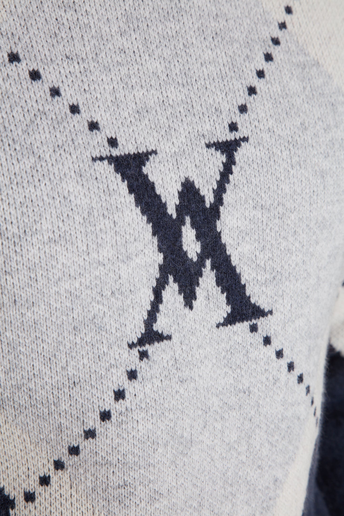 Pull Jacquard Col Roulé