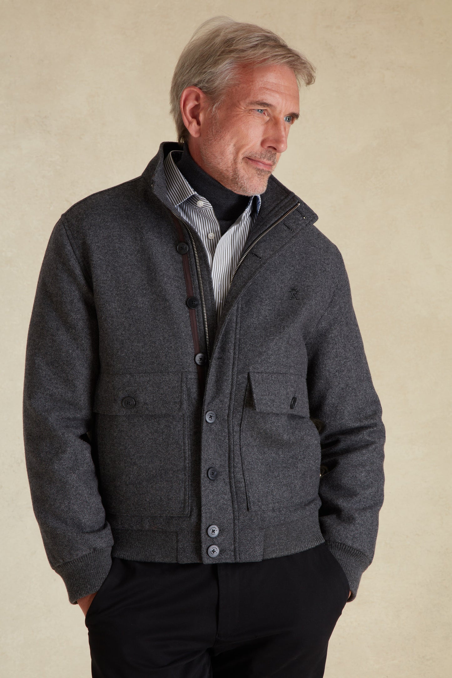 Bomber en Laine