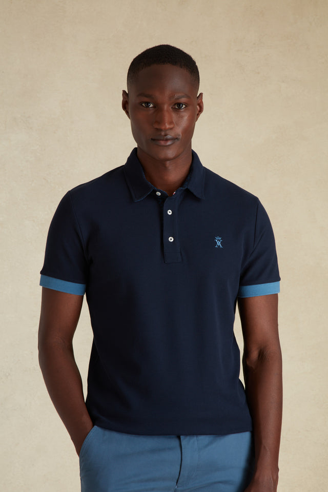 Polo Manches Courtes à Détails Imprimé - Image principale