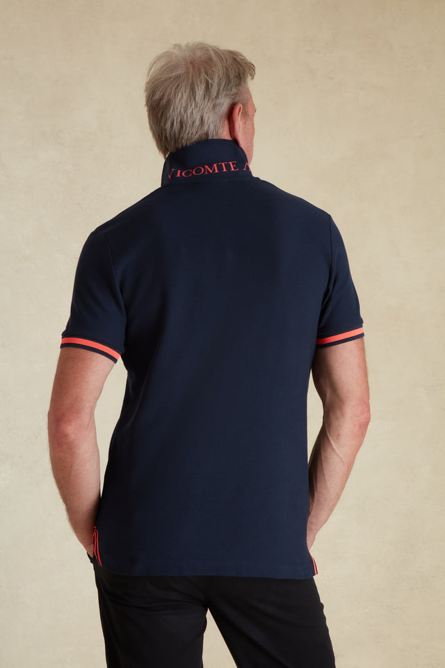 Polo Manches Courtes à Détails Fluo - Image principale