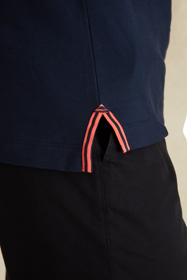 Polo Manches Courtes à Détails Fluo - Image principale
