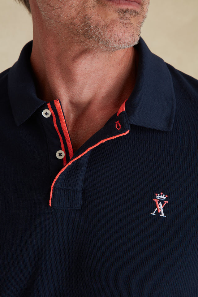 Polo Manches Courtes à Détails Fluo - Image principale