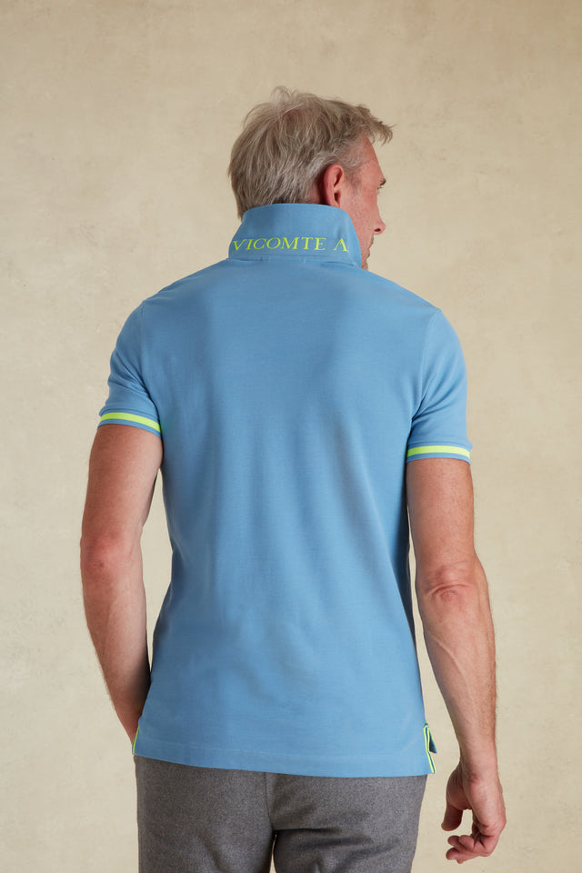 Polo Manches Courtes à Détails Fluo - Image principale