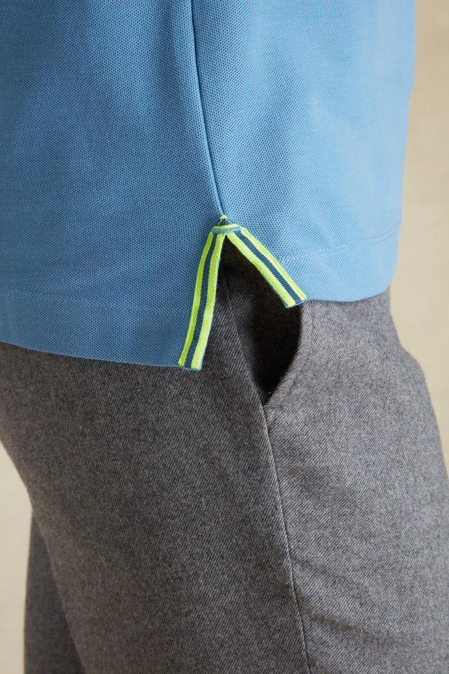 Polo Manches Courtes à Détails Fluo - Image principale