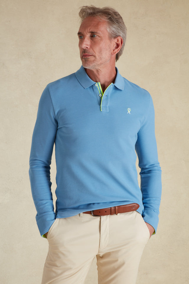 Polo Manches Longues à Détails Fluo - Image principale