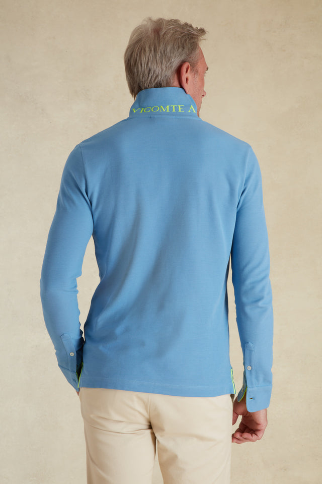 Polo Manches Longues à Détails Fluo - Image principale
