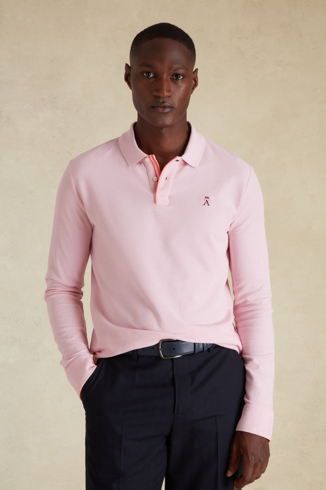 Polo Manches Longues à Détails Fluo - Image principale