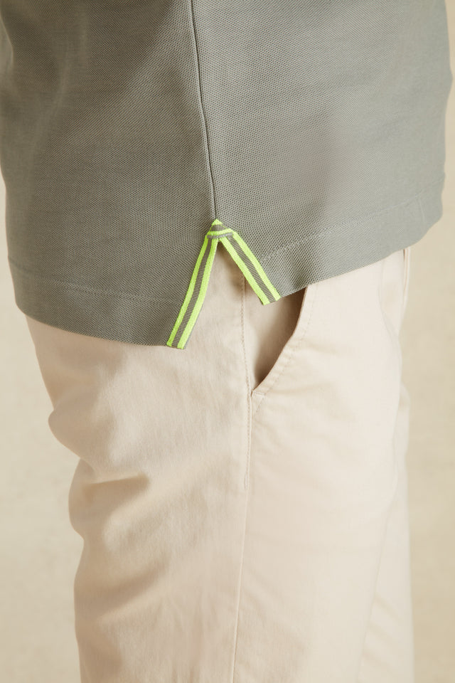 Polo Manches Longues à Détails Fluo - Image principale