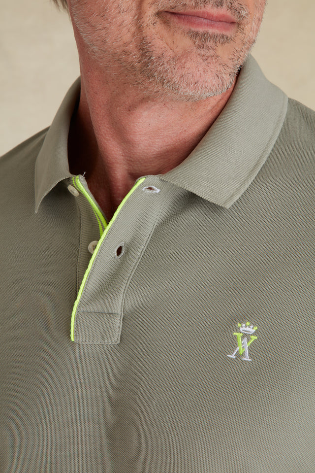 Polo Manches Longues à Détails Fluo - Image principale