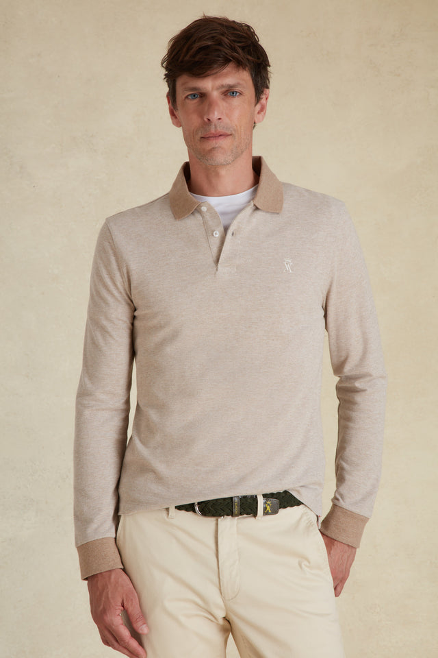 Polo Manches Longues Oxford - Image principale