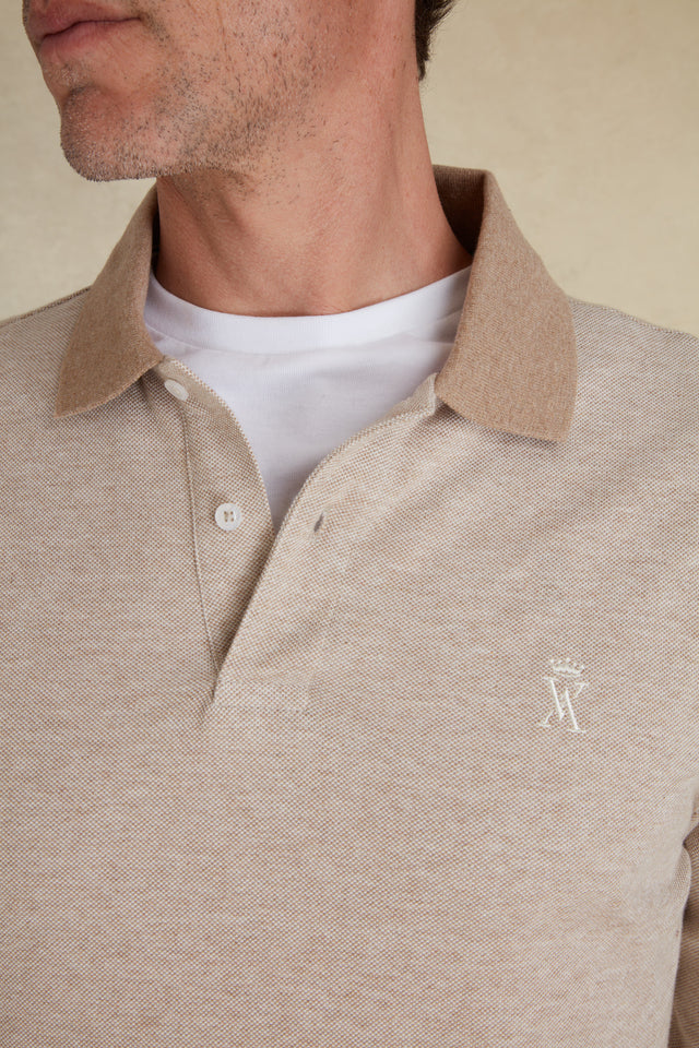 Polo Manches Longues Oxford - Image principale