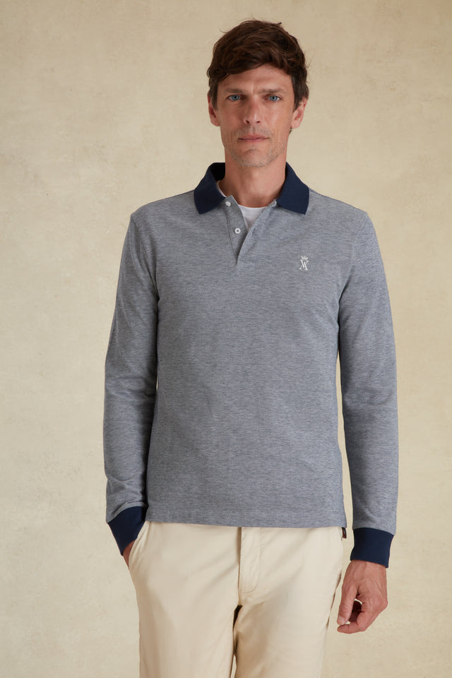 Polo Manches Longues Oxford - Image principale