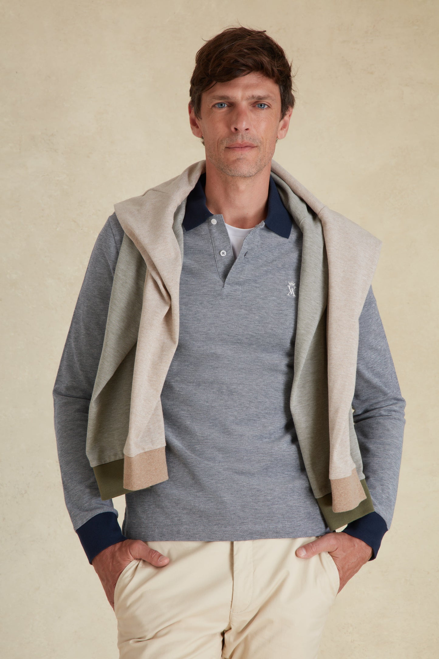 Polo Manches Longues Oxford