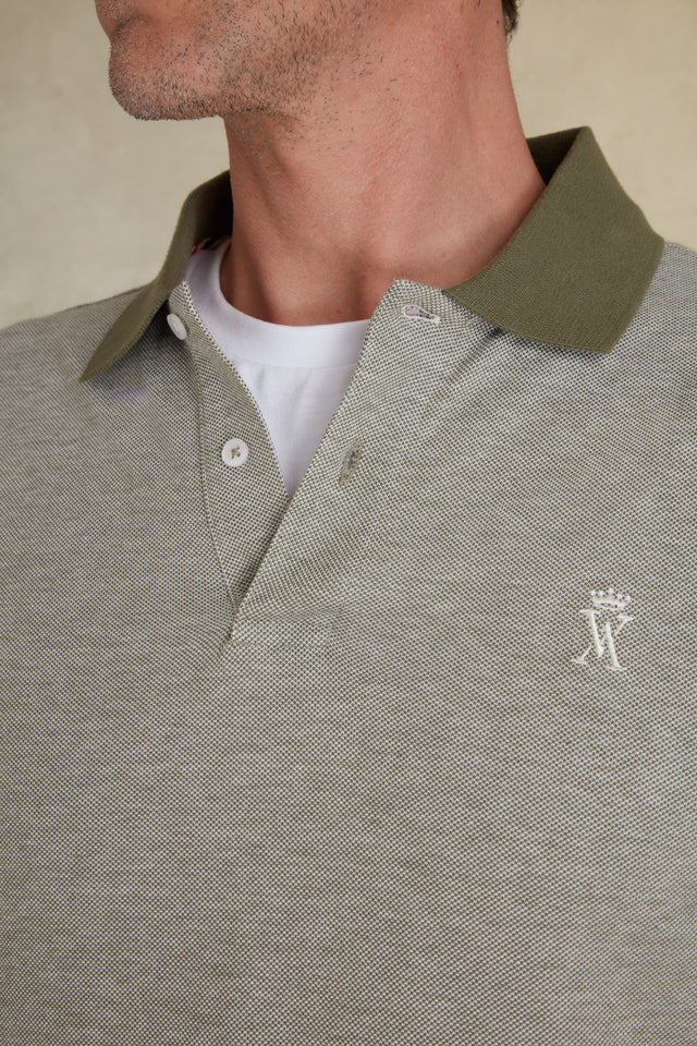 Polo Manches Longues Oxford - Image principale