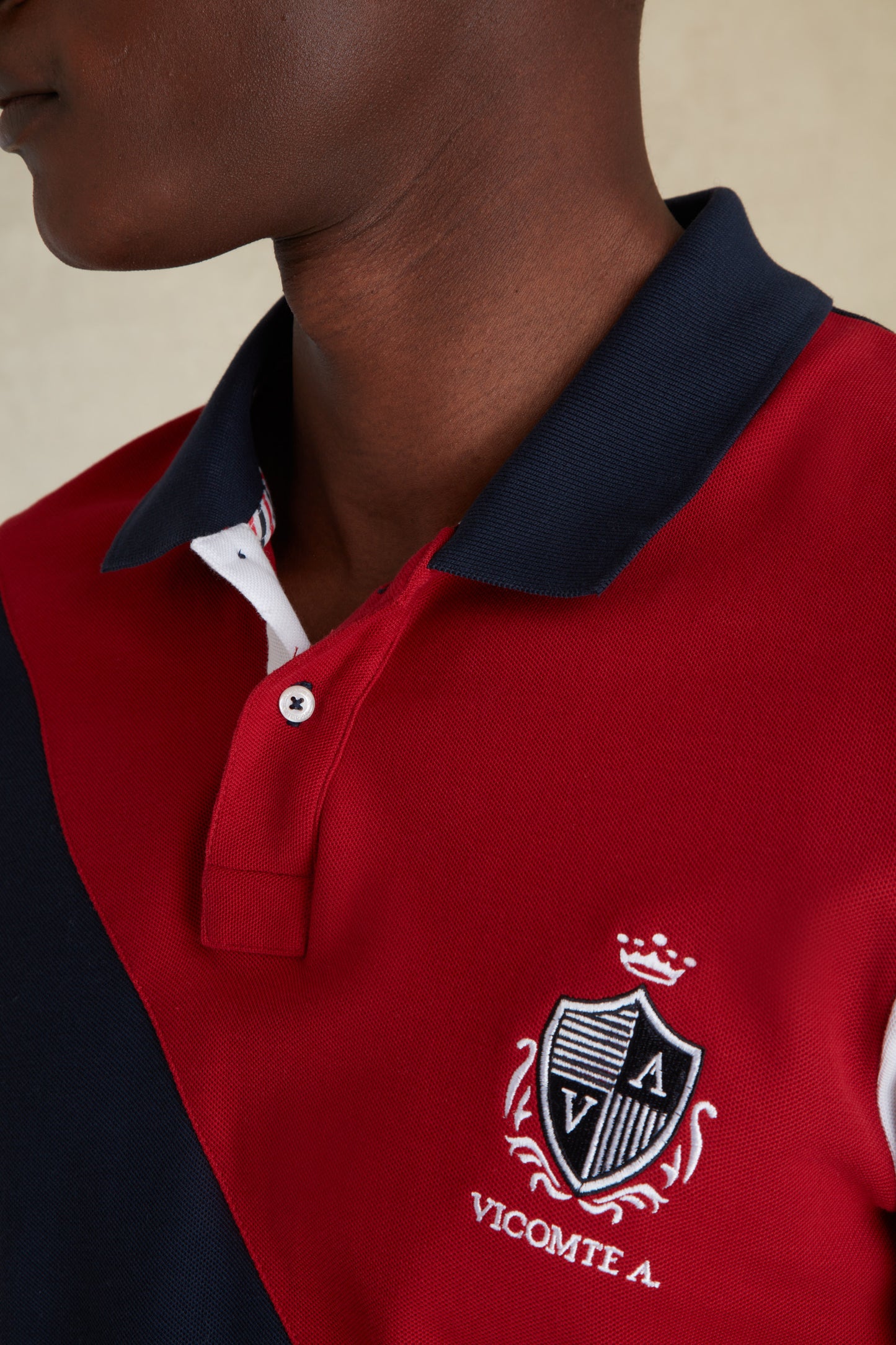 Polo Bicolore Manches Courtes