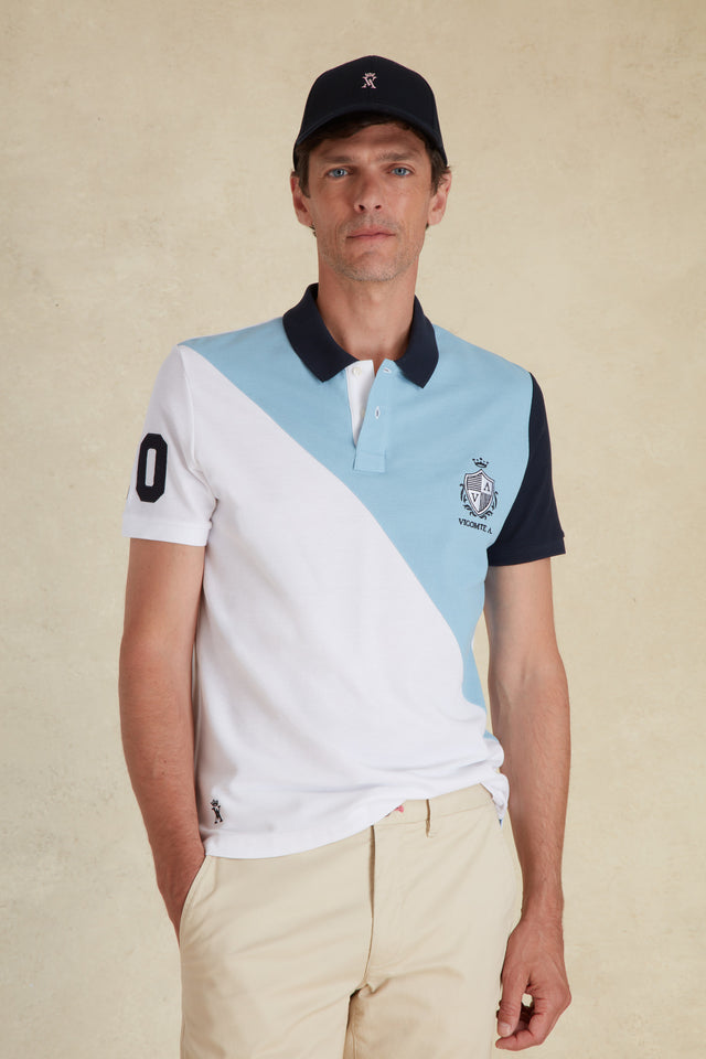 Polo Bicolore Manches Courtes - Image principale
