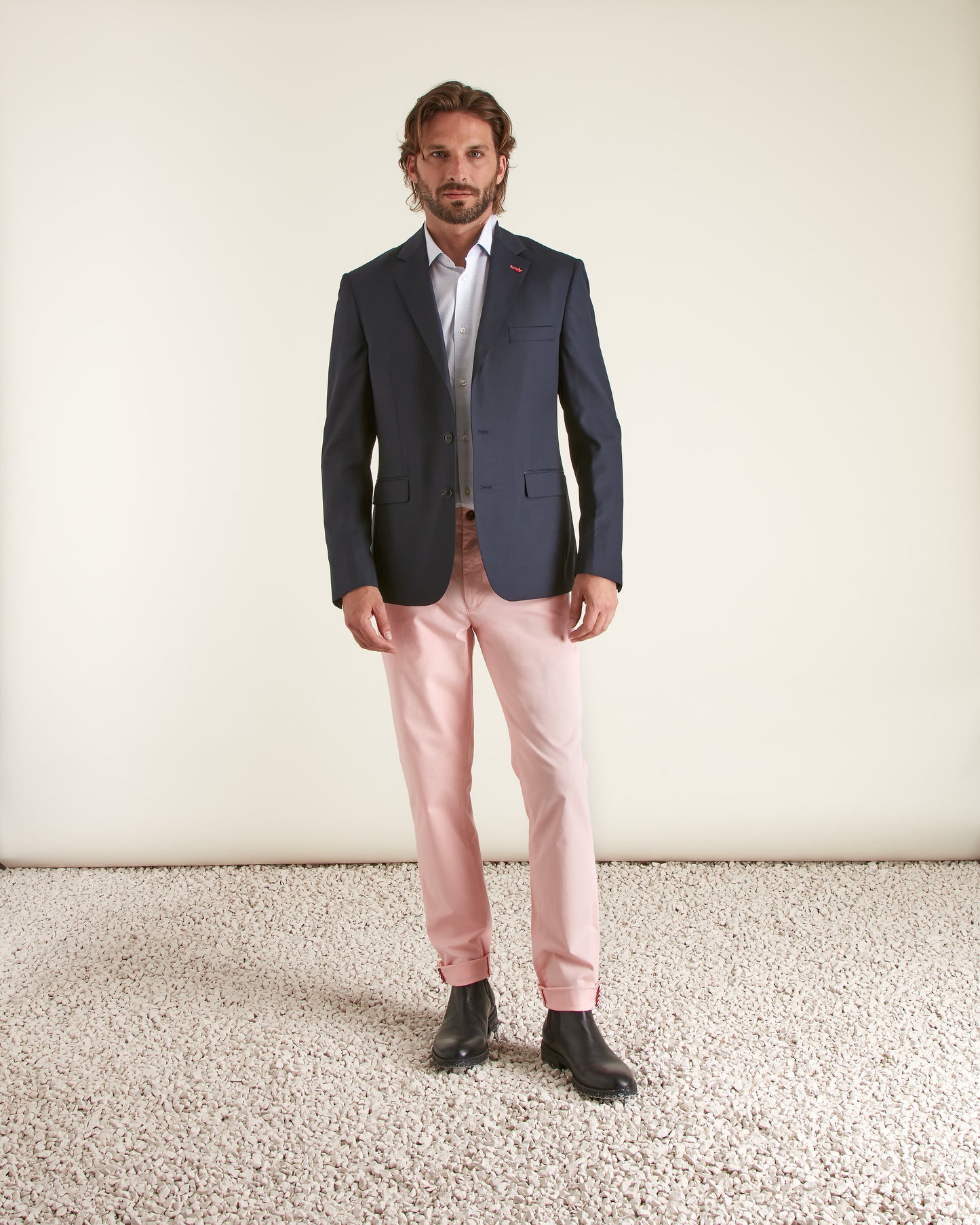 Blazer en Laine Texturé